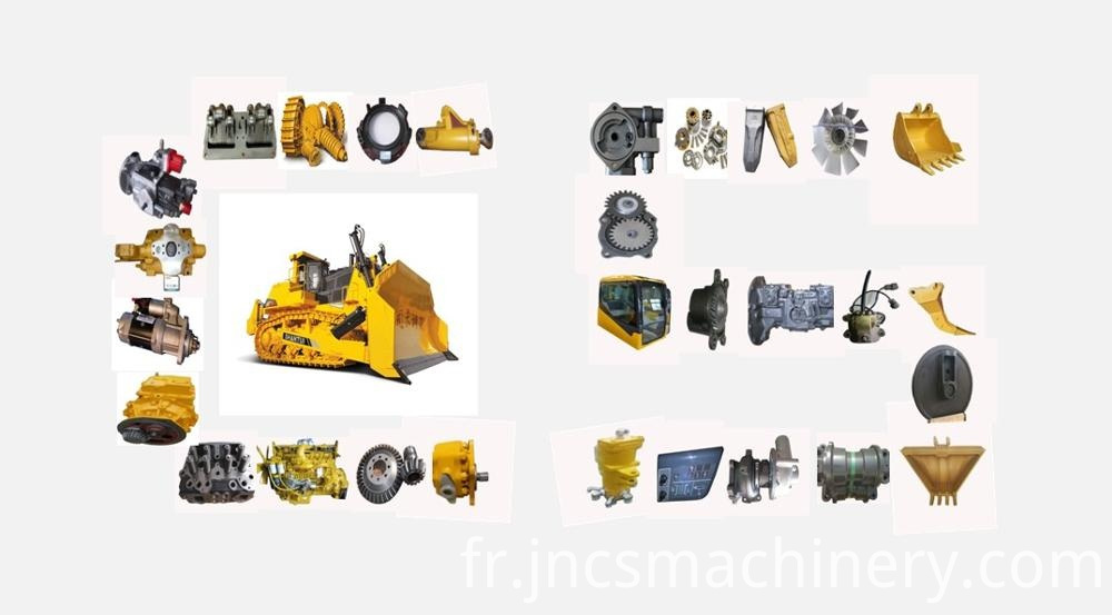Bulldozer sur chenilles Construction machine small crawler bulldozer
